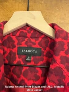 Talbots-Animal-Print-Blazer-and-I.N.C.-Metallic-Moto-Jacket-second-image