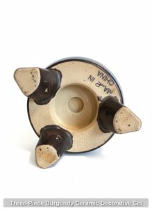 Three-Piece-Burgundy-Ceramic-Decorative-Set-second-image