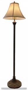 Traditional-Metal-Floor-Lamp-with-Leaf-Base