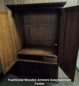 Traditional-Wooden-Armoire-Entertainment-Center-second-image