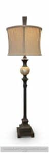 Transitional-Metal-Table-Lamp-with-Orb-Accent.-Pair