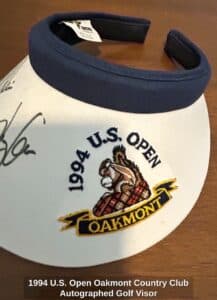 U.S.-Open-Oakmont-Country-Club-Autographed-Golf-Visor-second-image