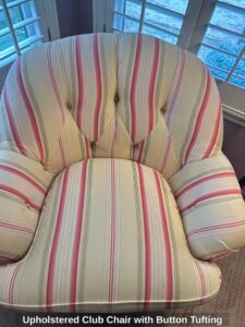 Upholstered-Club-Chair-with-Button-Tufting-second-image