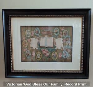 Victorian-God-Bless-Our-Family-Record-Print