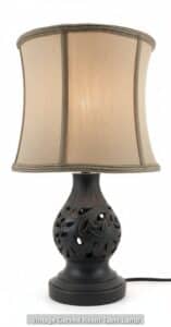 Vintage-Carved-Resin-Table-Lamp