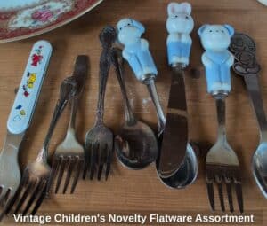 Vintage-Childrens-Novelty-Flatware-Assortment