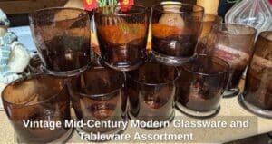 Vintage-Mid-Century-Modern-Glassware-and-Tableware-Assortment-second-image