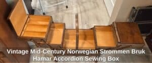 Vintage-Mid-Century-Norwegian-Strommen-Bruk-Hamar-Accordion-Sewing-Box-second-image