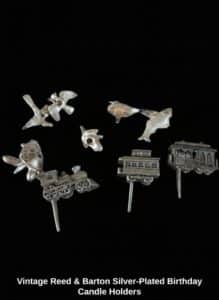 Vintage-Reed-Barton-Silver-Plated-Birthday-Candle-Holders