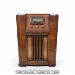 Vintage-Zenith-Console-Radio