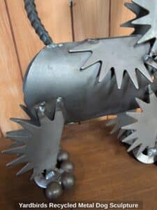 Yardbirds-Recycled-Metal-Dog-Sculpture-third-image
