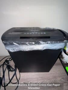 AmazonBasics-Sheet-Cross-Cut-Paper-Shredder