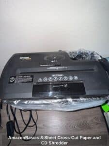 AmazonBasics-Sheet-Cross-Cut-Paper-and-CD-Shredder