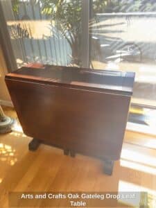 Arts-and-Crafts-Oak-Gateleg-Drop-Leaf-Table