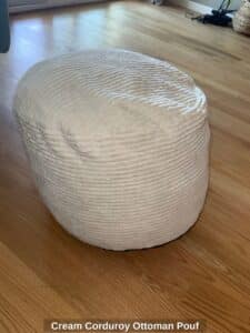 Cream-Corduroy-Ottoman-Pouf
