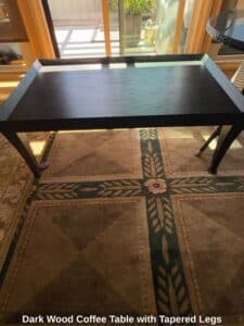 Dark-Wood-Coffee-Table-with-Tapered-Legs
