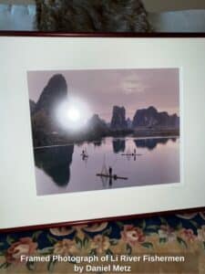 Framed-Photograph-of-Li-River-Fishermen-by-Daniel-Metz