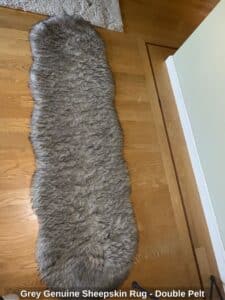 Grey-Genuine-Sheepskin-Rug-Double-Pelt