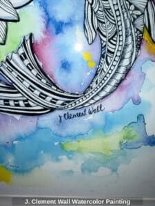 J.-Clement-Wall-Watercolor-Painting