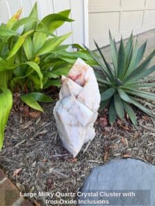 Large-Milky-Quartz-Crystal-Cluster-with-Iron-Oxide-Inclusions