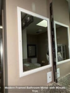 Modern-Framed-Bathroom-Mirror-with-Mosaic-Trim