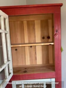 Rustic-Red-Pine-Cabinet-with-Glass-Door-and-Lower-Solid-Door