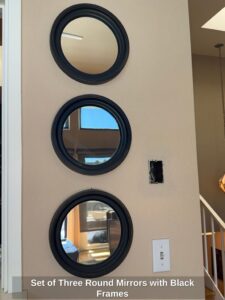 Set-of-Three-Round-Mirrors-with-Black-Frames