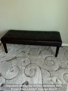 Signature-Design-by-Ashley-Haddigan-Dark-Brown-Faux-Leather-Storage-Bench