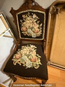 Victorian-Needlepoint-Armchair