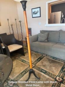 Vintage-Wooden-Floor-Lamp-with-Black-Metal-Base