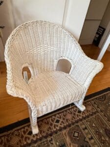 Antique-White-Wicker-Childs-Rocking-Chair