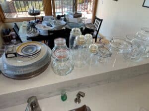 Assorted-Glass-Jars-and-Serving-Dishes-including-Anchor-Hocking-Heritage-Hill