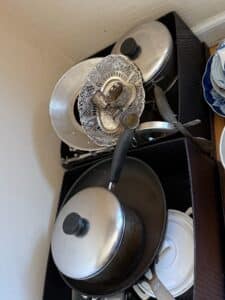 Assorted-Stainless-Steel-Cookware-and-Silver-Plated-Serving-Pieces