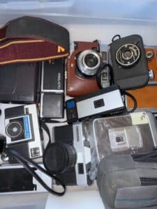 Assorted-Vintage-Nikon-SLR-Cameras-and-Camcorder-Lot-second-image