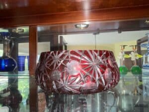 Caesar-Crystal-Ruby-Red-Cut-to-Clear-Bowl