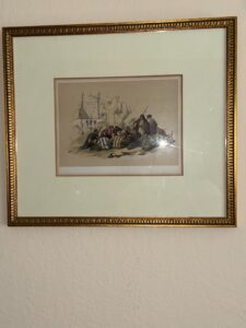 Conference-of-Arabs-The-Tomb-of-the-Kings-lithograph