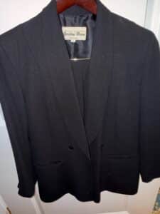 Gershon-Bram-Black-Double-Breasted-Blazer