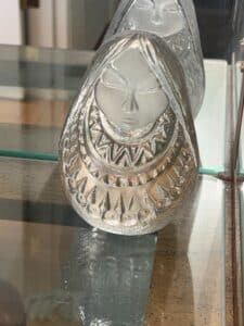 Glass-Figurine-of-a-Woman-with-Hood