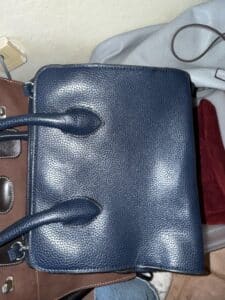 Navy-Blue-Pebbled-Leather-Top-Handle-Handbag-Coach-Cashin-Carry-Tote