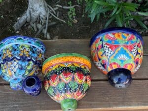 Set-of-Talavera-Wall-Planters
