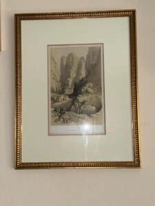 The-Theatre-Petra-Lithograph-by-Louis-Haghe-after-David-Roberts