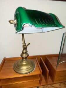 Vintage-Bankers-Lamp-with-Green-Glass-Shade