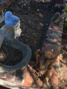 Collection-of-Garden-Figurines-Two-Squirrels-and-One-Bird-second-image