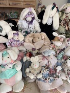 Collection-of-Vintage-Collectible-Stuffed-Bunnies-second-image