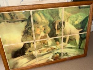 Framed-Ceramic-Tile-Art-Print-Suspense-by-Charles-Burton-Barber
