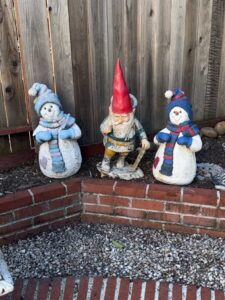Garden-Gnome-and-Snowman-Statues