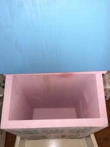 Hand-Painted-Dollhouse-Wooden-Toy-Chest-second-image