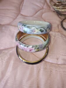 Hand-Painted-Porcelain-Bangle-Bracelet-third-image