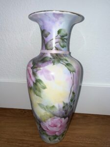 Hand-Painted-Porcelain-Vase-with-Roses-by-RS-Prussia