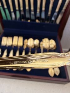 International-San-Marcos-K-Gold-Plated-Flatware-Set-second-image